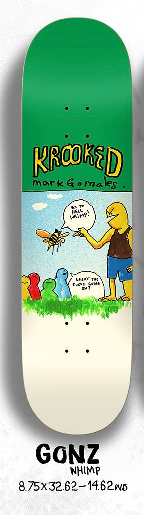 Krooked Mark Gonzales Whimp Deck