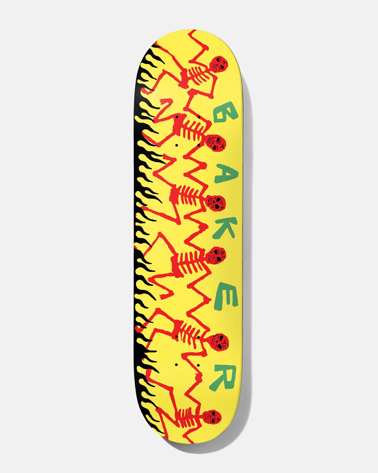 Baker Figgy Dancing Skellies Deck **comes w free sheet of grip**