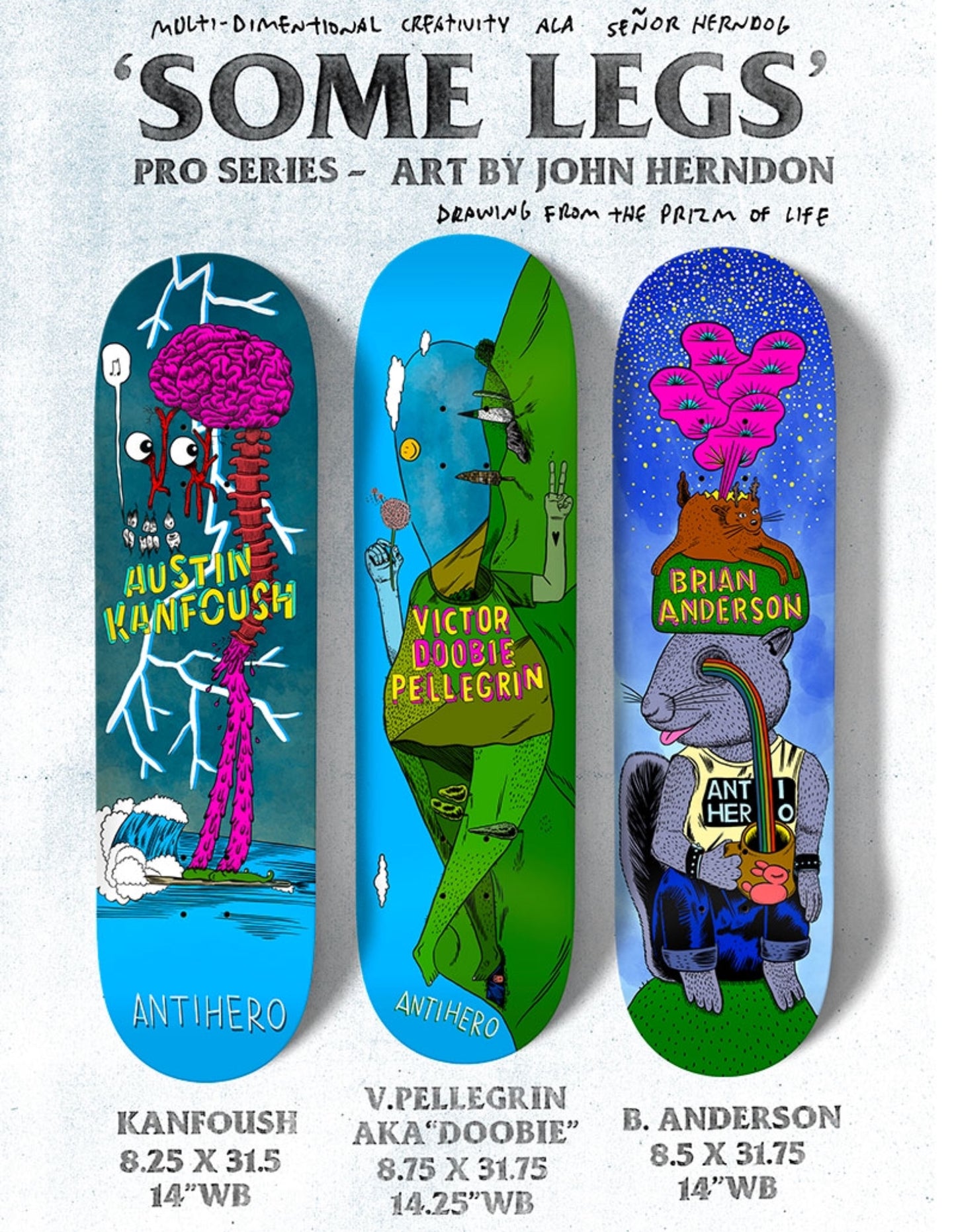 Anti Hero BA Some Legs Deck