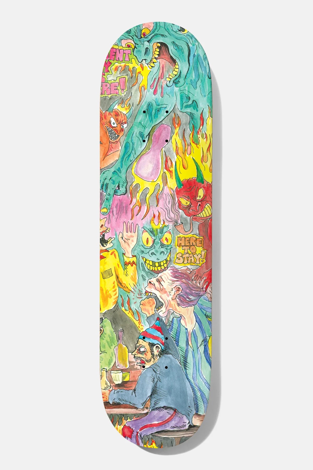 Baker Figgy Here To Stay Deck **comes w free sheet of grip**