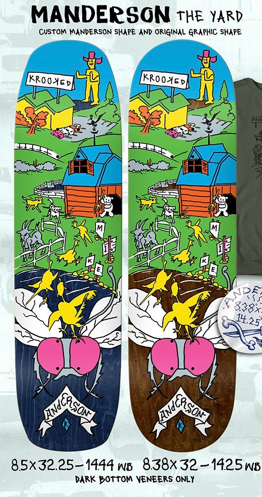 Krooked Manderson The Yard Deck 8.5x32.25
