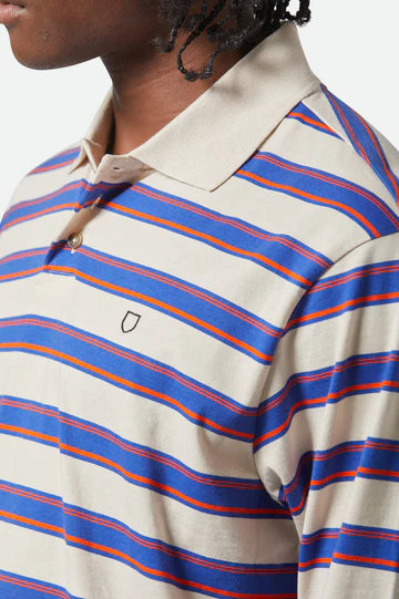 Brixton Vintage Stripe LS Polo