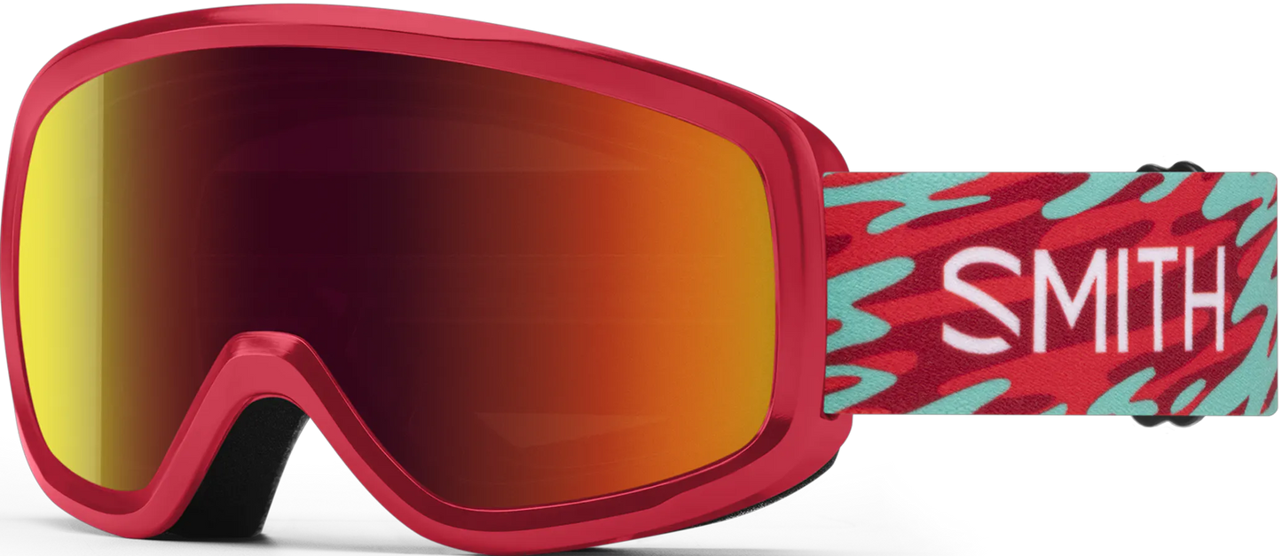 Smith Snowday Goggle Crimson Swirled
