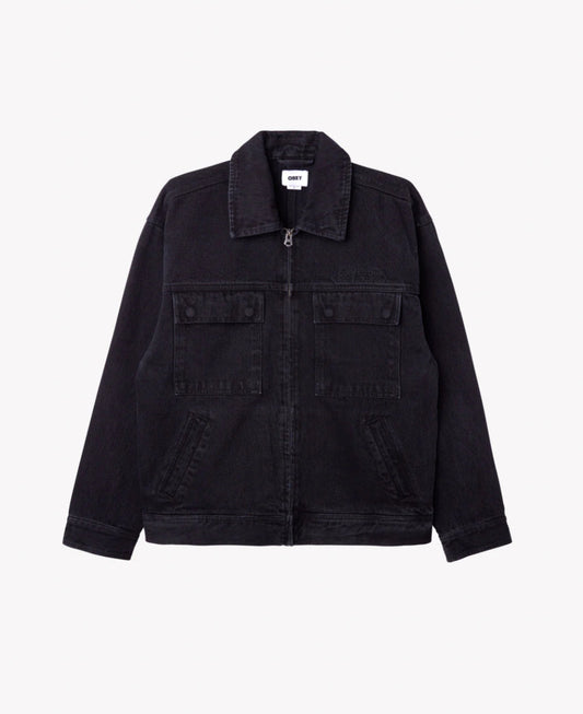 Obey Easton Jacket Faded Black