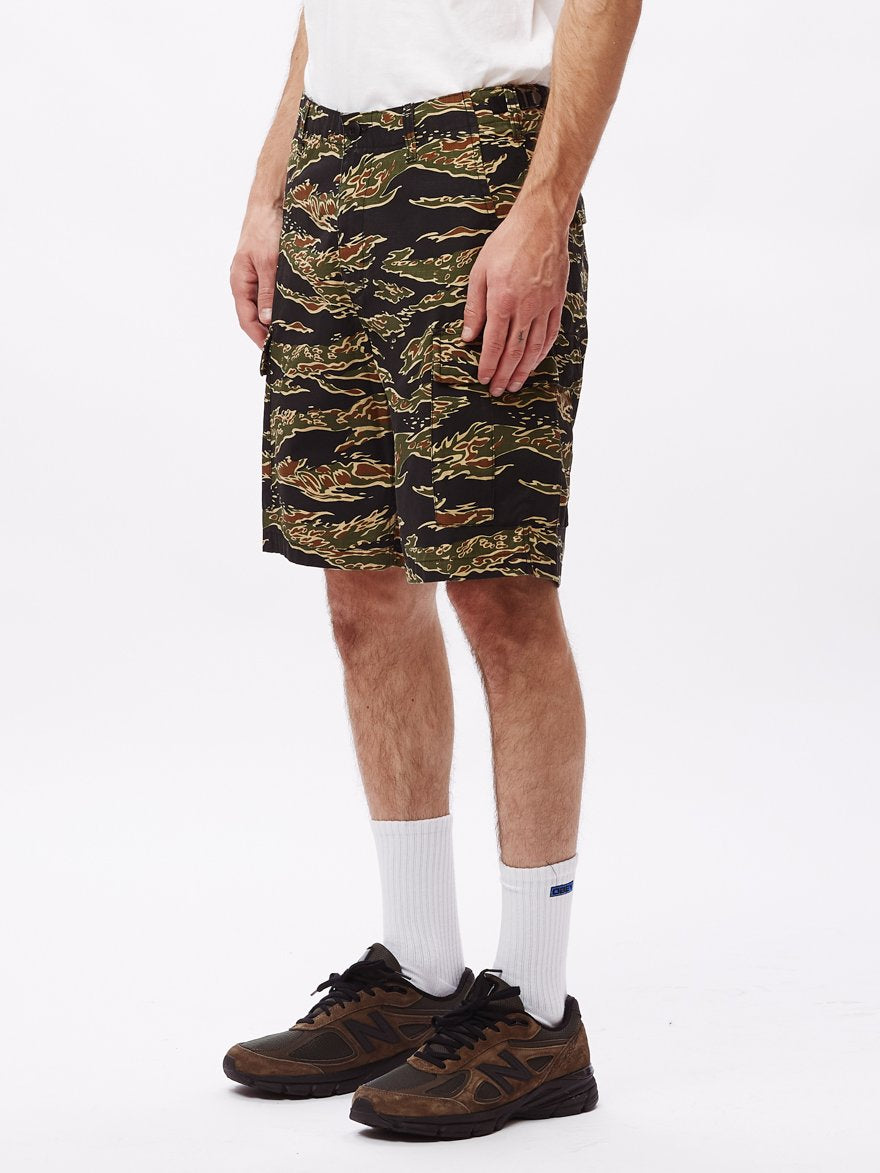 OBEY RECON CARGO SHORT 2 TIGER CAMO