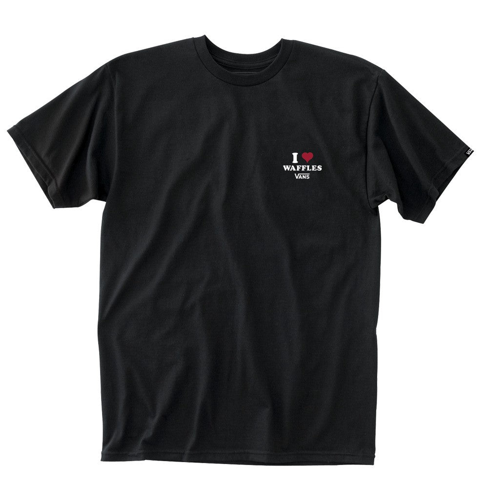 VANS FRESH WAFFLES TEE BLACK