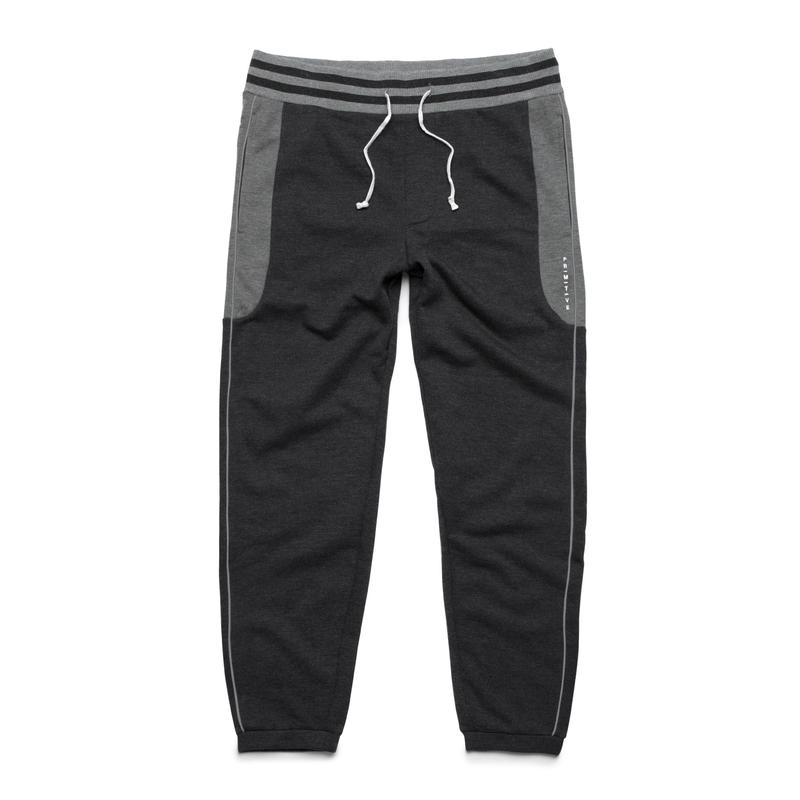 Straight Leg Panel Sweatpants Greys