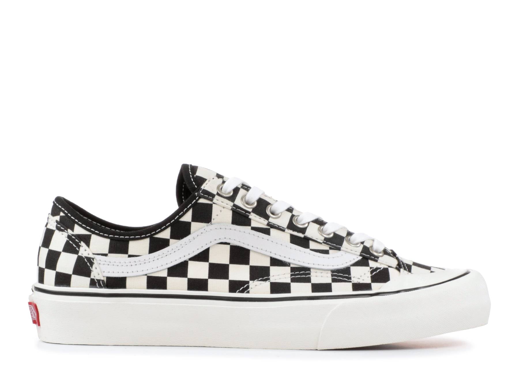 Vans style 36 decon sf shops black & white checkered skate shoes