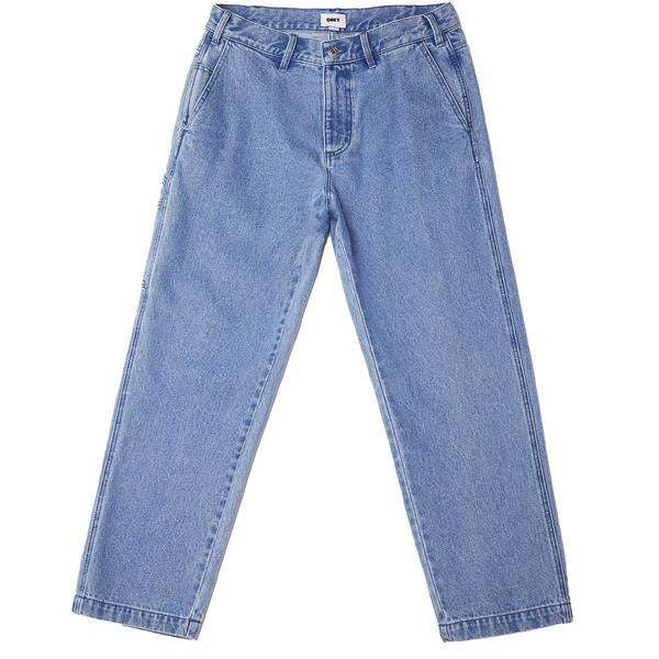 OBEY HARDWORK CARPENTER DENIM LIGHT INDIGO