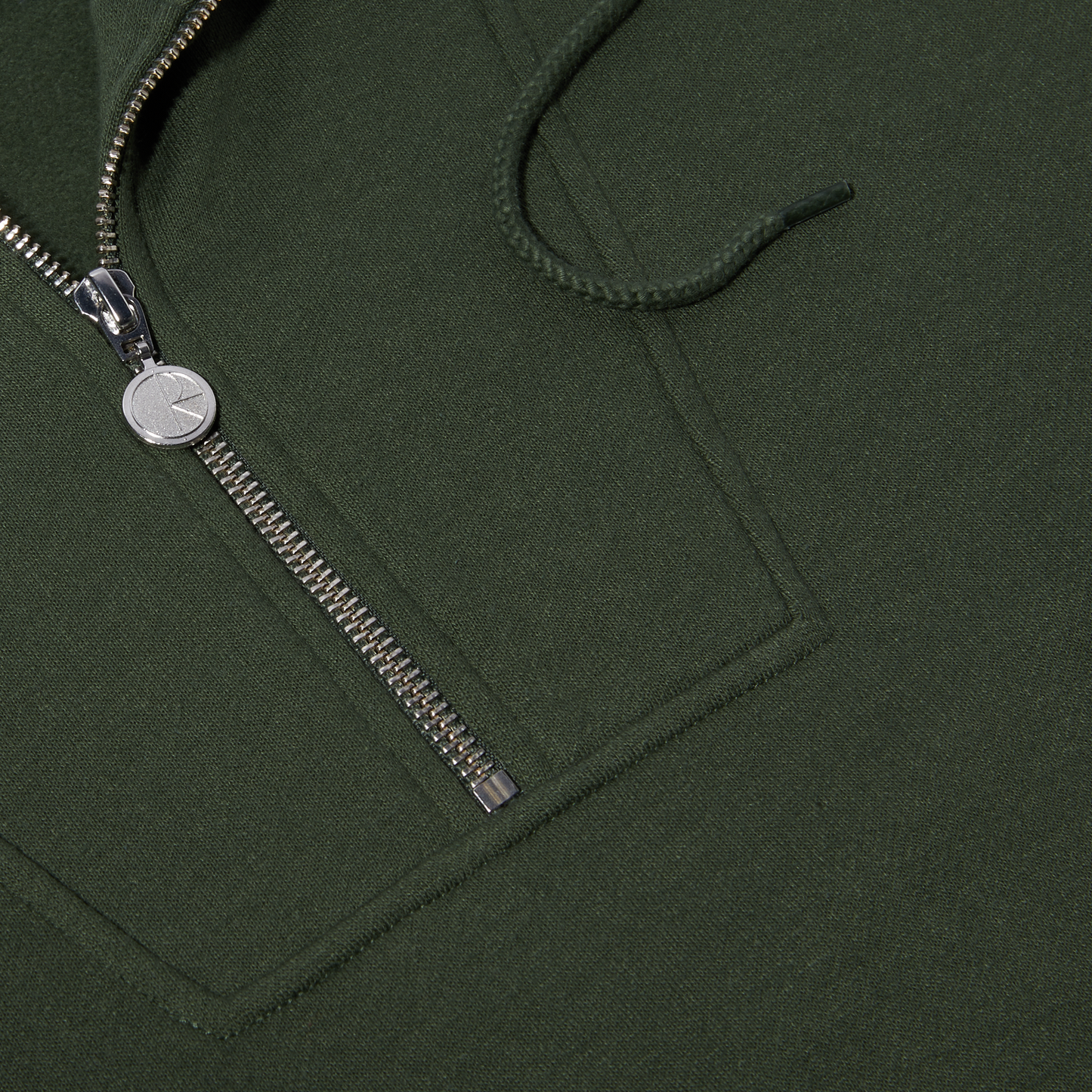 Polar Half Zip Hoodie Dark Olive