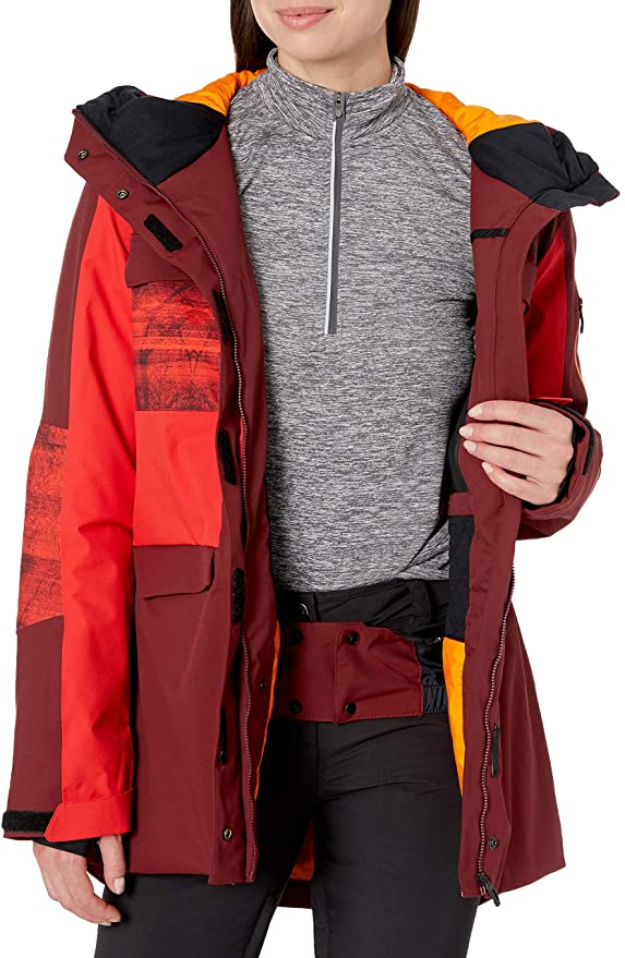 OAKLEY W MOONSHINE INSULATED JACKET OXBLOOD RED