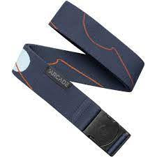 Arcade Swell Belt Navy/Vermilion