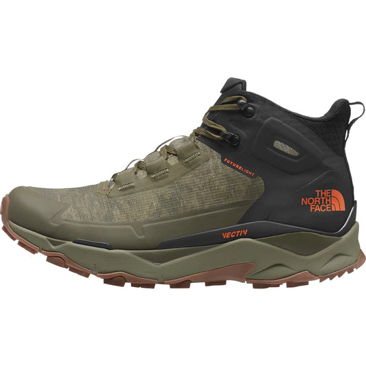 THE NORTH FACE VECTIV EXPLORIS MID FUTURELIGHT Military Olive Cloud Camo Wash Print - TNF Black