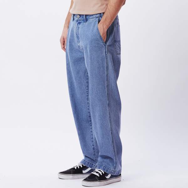 OBEY HARDWORK CARPENTER DENIM LIGHT INDIGO