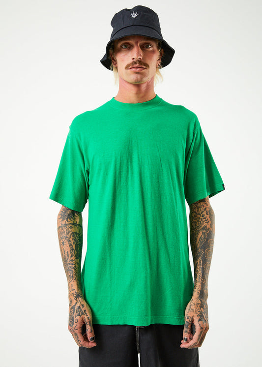 Afends Classic Hemp Retro Fit Tee Forest