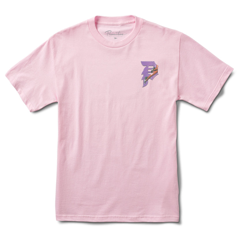 PRIMITIVE AFTER PARTY SS TEE PINK