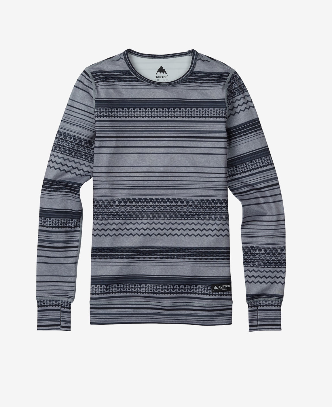BURTON WB MIDWEIGHT CREW GREY REVEL