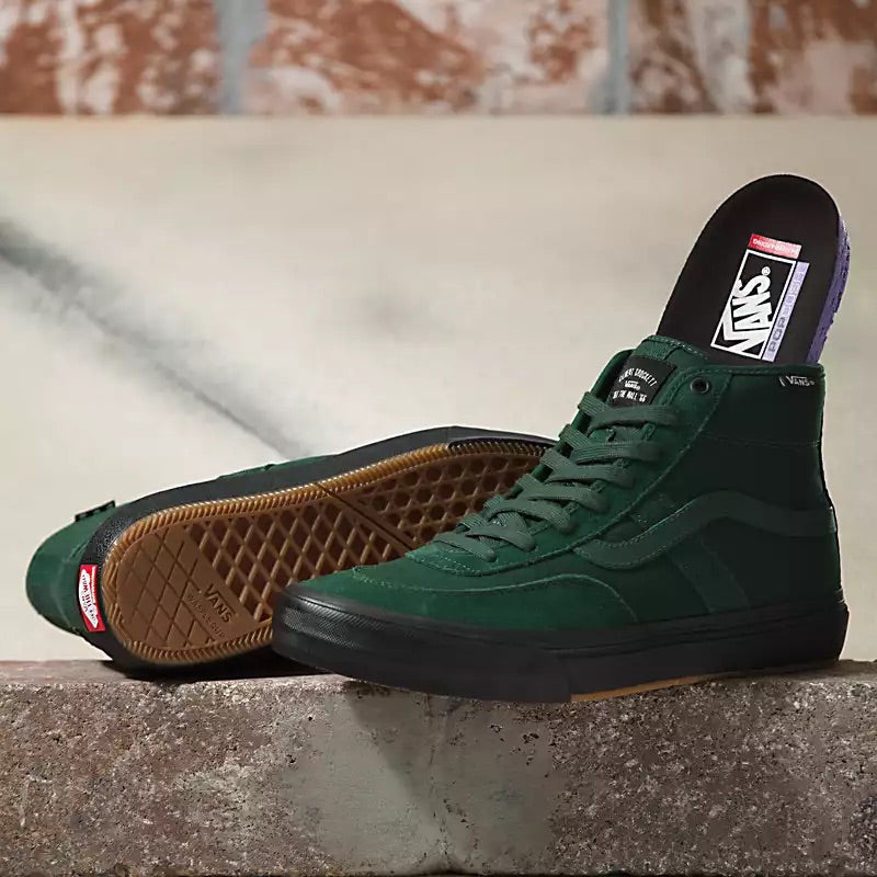 Vans Crockett High Dark Green Black