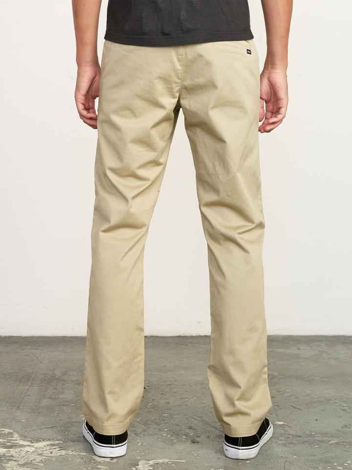 RVCA THE WEEKEND STRETCH PANT DARK KHAKI
