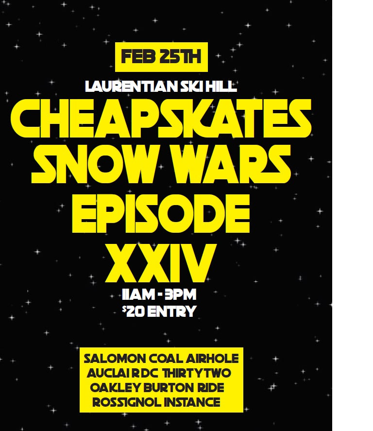 Cheapskates Snow Wars XXIV - Phase 1 / Phase 2