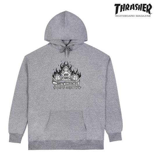 Thrasher Who Cares Neckface Hoodie