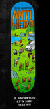 Anti Hero Brian Anderson Roached Out 2 Deck **Comes w free grip**