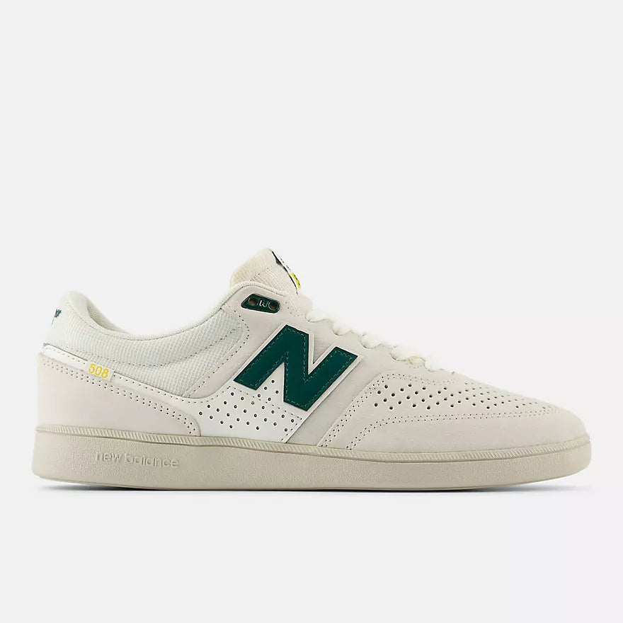 New Balance Numeric Brandon Westgate 508 Sea Salt with Forest Green