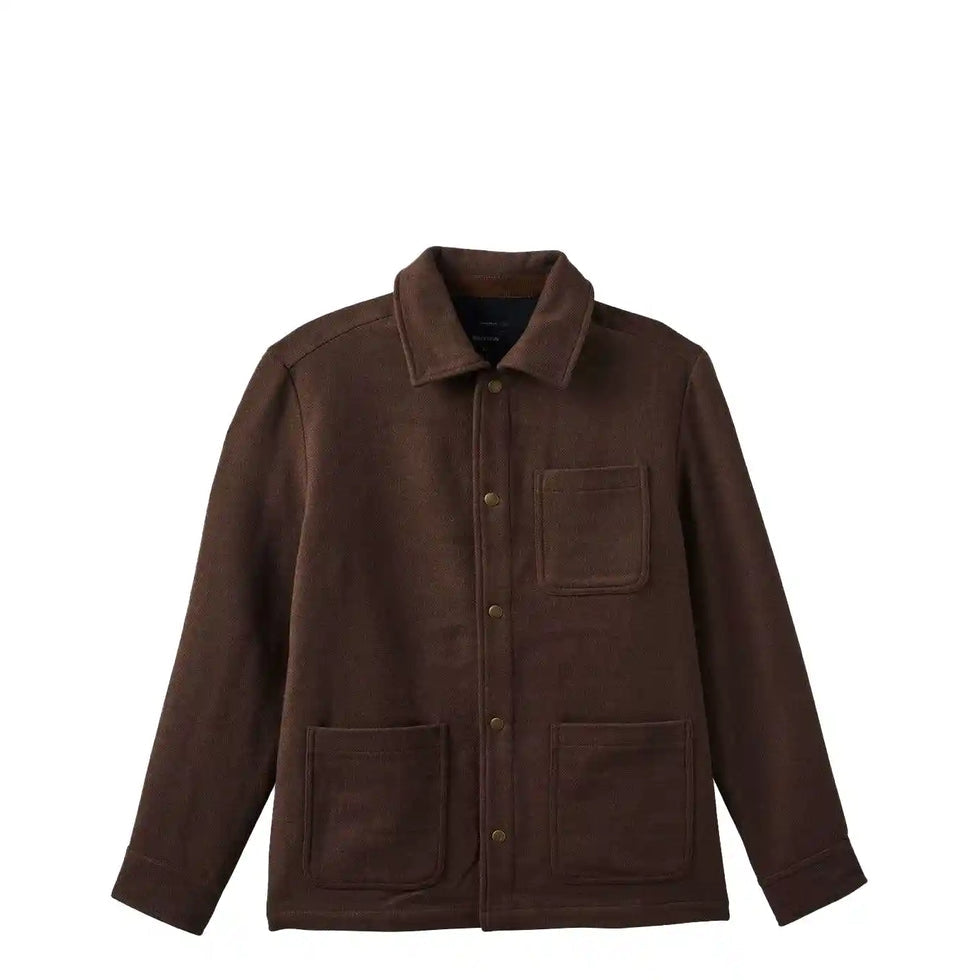 Brixton Shop Core Coat Heather Pinecone Brown