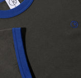 Polar Ringer Tee Dirty Black/Egyptian Blue