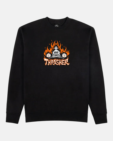 Thrasher Who Cares Neckface Crewneck