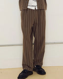 Obey Foster Pleated Striped Pant