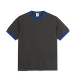 Polar Ringer Tee Dirty Black/Egyptian Blue