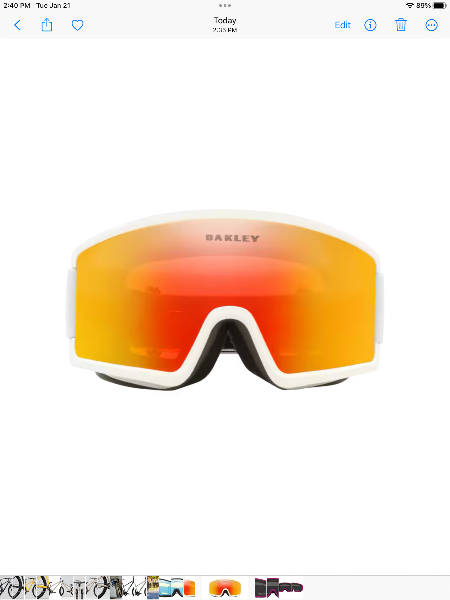 Oakley Target Line Goggle