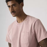 Levi’s Essential Pocket Tee Garment Dyed Woodrose Pink