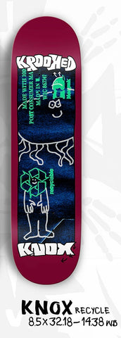 Krooked Tom Knox Recycled 8.5 **comes w free grip**