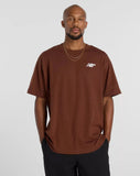 New Balance Numeric Small Logo Tee Rich Oak