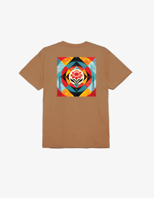 Obey Geometric Power Canvas Tee