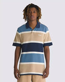 Vans Halicrest Stripe Polo Dress Blues/Copper Blue