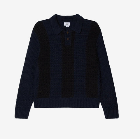 Obey Textured Rugby Polo