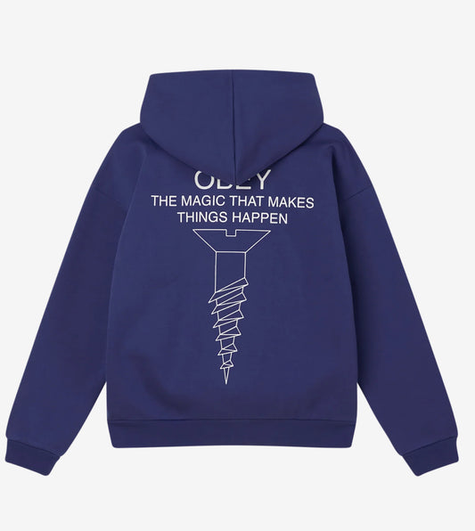 Obey Things Happen Hood Fleece