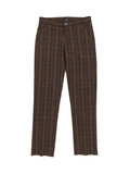 Brixton Choice Chino Brown/Blue Plaid