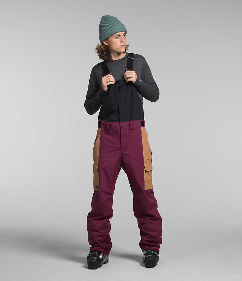 The North Face Freedom Bib Boysenberry/Almond Butter