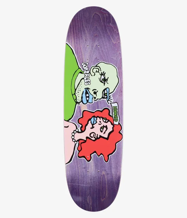 Krooked Team Klassic Deck 9.1 **comes w free grip/purple stain colorway**