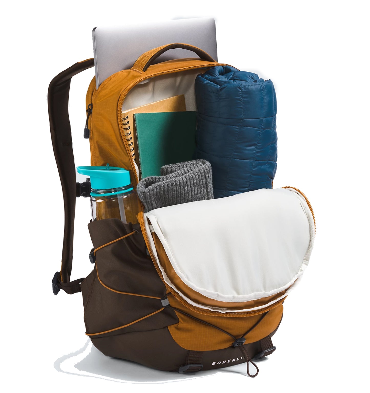 The North Face Borealis Backpack Timber Tan/Demitasse Brown
