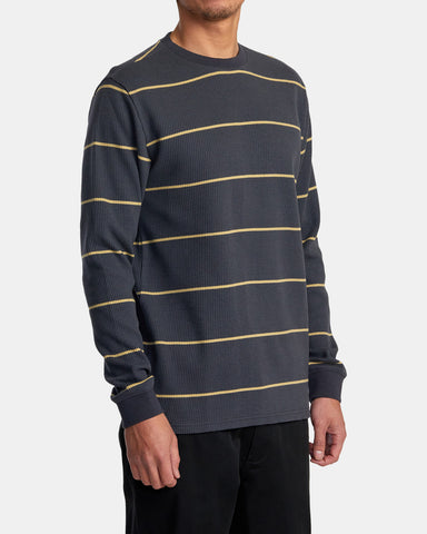 RVCA Dayshift Thermal Stripe Longsleeve