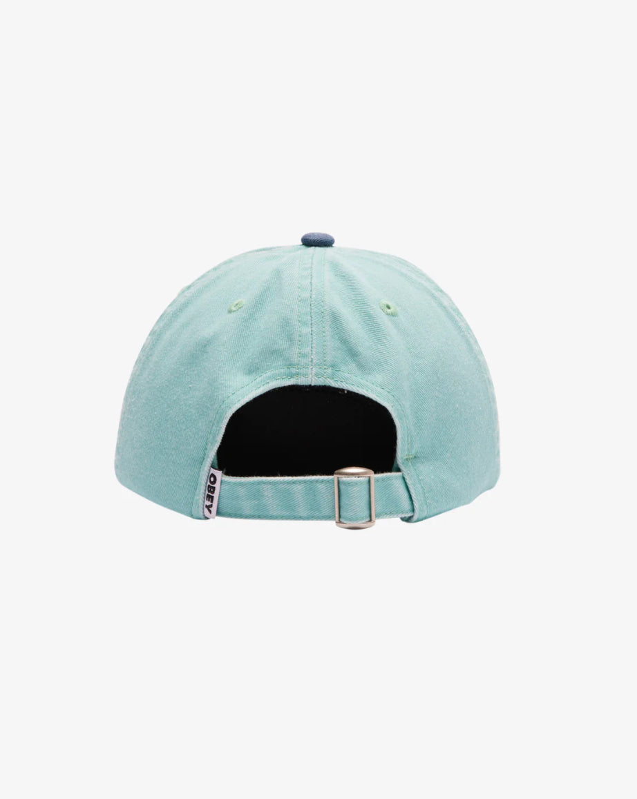 Obey Pigment 2 Tone Lowercase 6P Strapback Hat