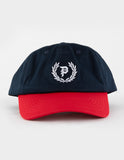 Primitive Crest Snapback Navy/Red