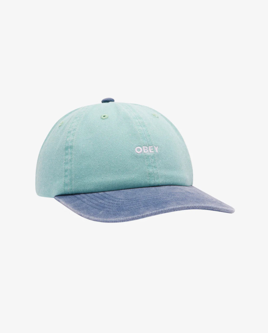 Obey Pigment 2 Tone Lowercase 6P Strapback Hat