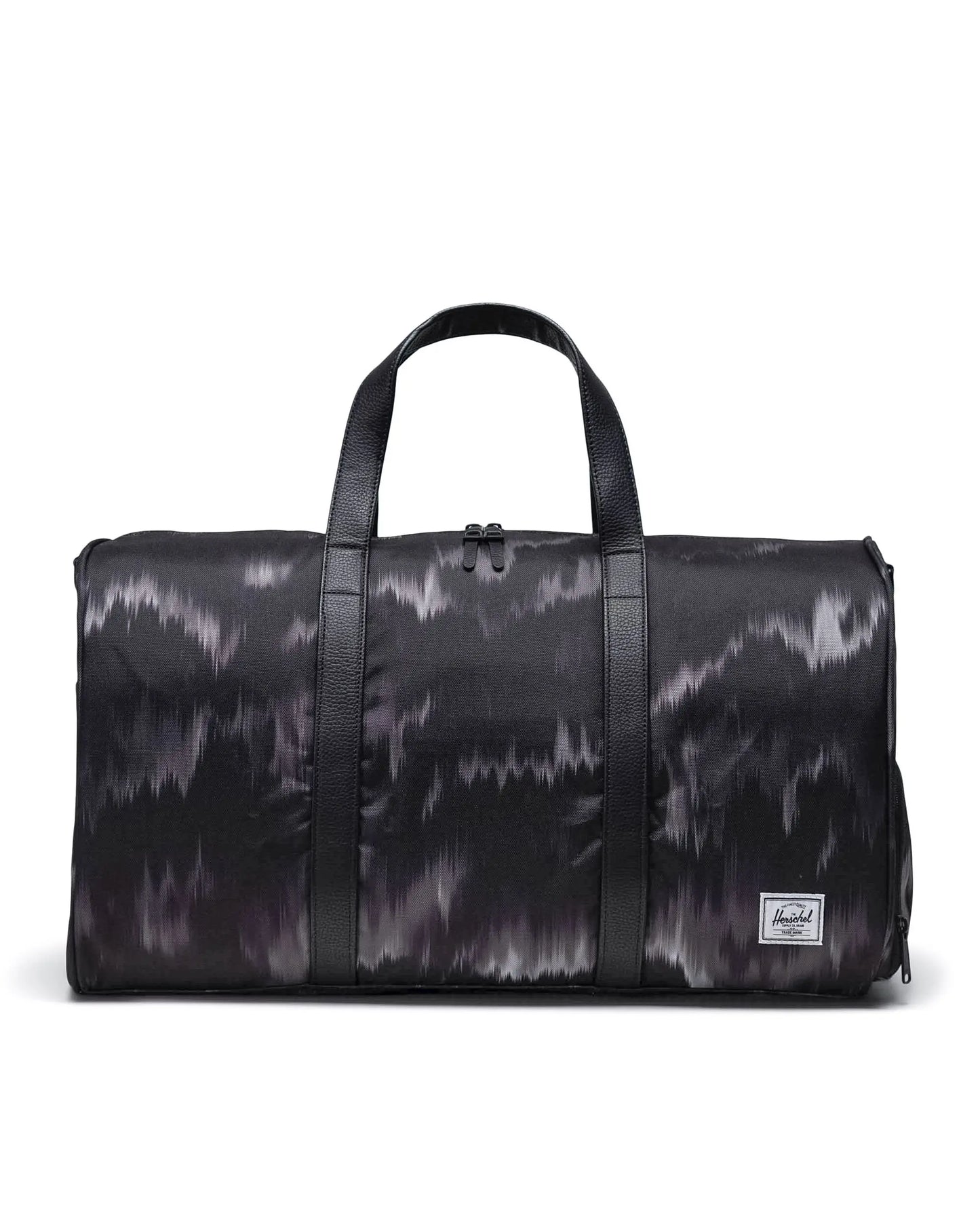 Herschel Novel Duffle Blurred Ikat Black