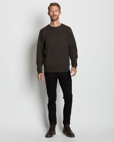 Pendleton Shetland Crew Sweater Brown Mix